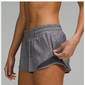 Lululemon Hotty Hot Shorts size 10 gray